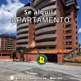 EN ALQUILER APTO EN RESIDENCIAS PUERTA DE HIERRO MÉRIDA – VE