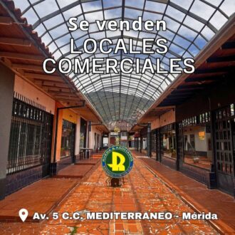 EN VENTA LOCALES COMERCIALES EN CC MEDITERRANEO MÉRIDA – VE