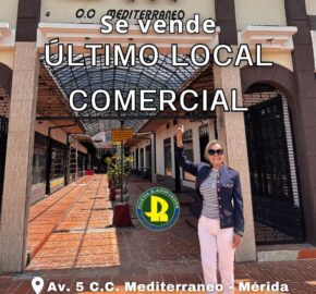 EN VENTA LOCALES COMERCIALES EN CC MEDITERRANEO MÉRIDA – VE