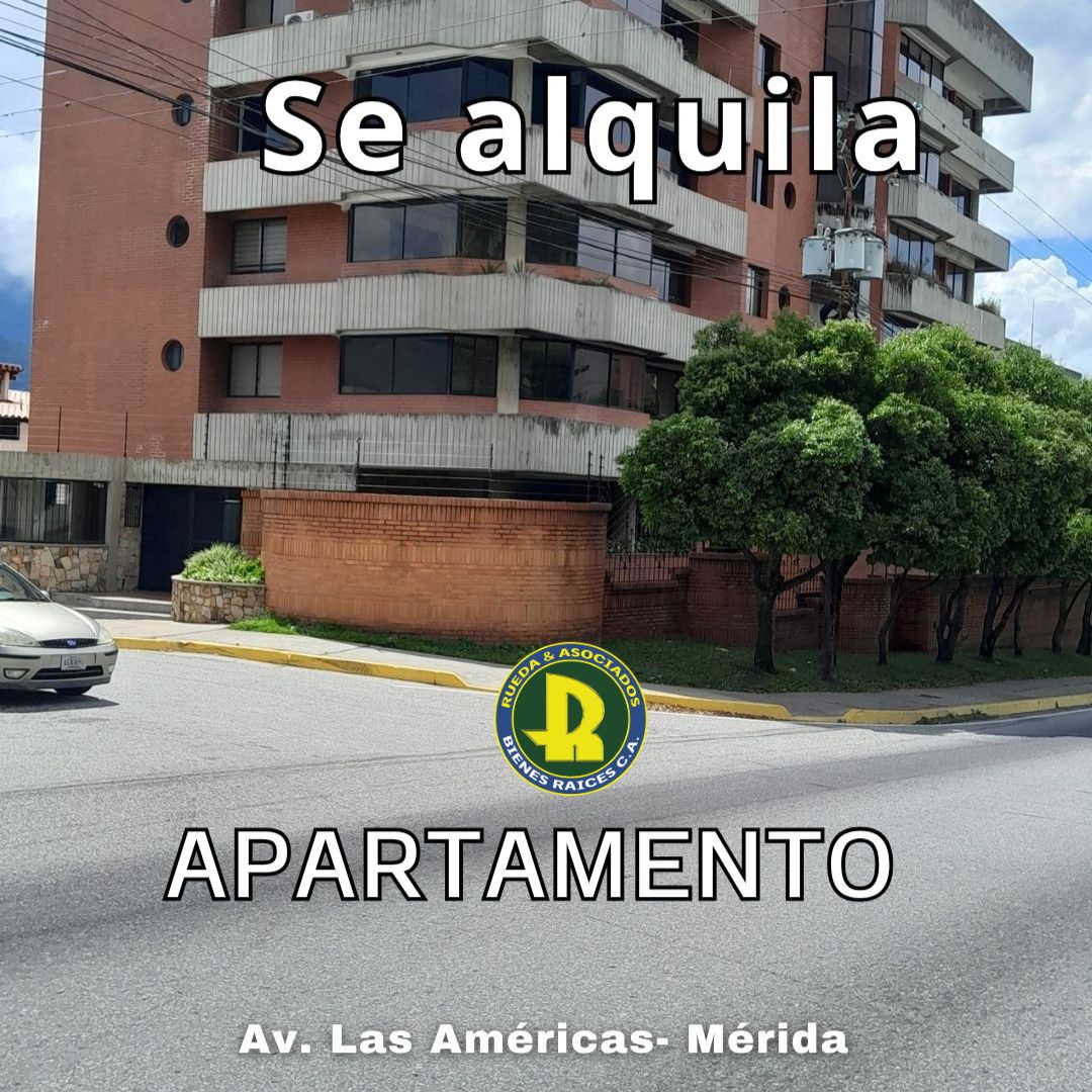 EN ALQUILER APARTAMENTO EN RES ALBRICIAS AV LAS AMERICAS MÉRIDA VE