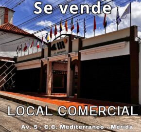 EN VENTA LOCAL EN CC MEDITERRANEO MÉRIDA – VE