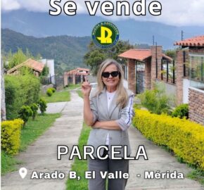 SE VENDE PARCELA EN EL ARADO B  EL VALLE MÉRIDA VE