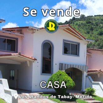 SE VENDE CASA EN RES LAS CASCADAS EN LOS LLANITOS DE TABAY MÉRIDA