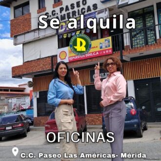 SE ALQUILA OFICINAS EN CC PASEO LAS AMERICAS MÉRIDA VE