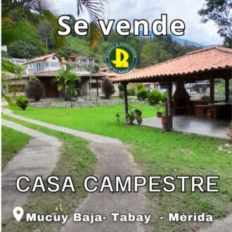 SE VENDE CASA DE UNA PLANTA EN LA MUCUY BAJA MÉRIDA VE