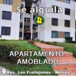 SE ALQUILA APARTAMENTO EN RES FRAILEJONES MÉRIDA VE